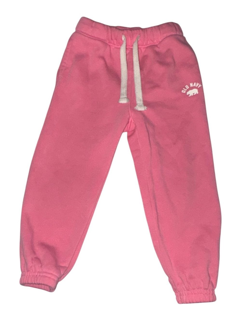 Old Navy Pink Drawstring Fleece Joggers